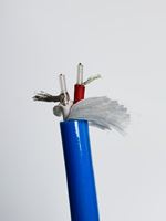 Câble composite à conducteur en cuivre renforcé haute température, 2 conducteurs (1 blindé + 1 non blindé), 300/500V, résistance à la traction