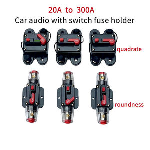 Disjoncteur automatique de protection de ligne de courant 12V pour autoradio avec porte-fusible 20A à 300A - Product Image 2