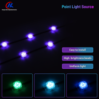 Sumber Cahaya Titik Pixel RGB 24V 30mm Langsung dari Pabrik, Tahan Air IP67, Dekorasi Fasad Arsitektur, LED Digital Node