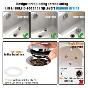 Lavello <span class=keywords><strong>scarico</strong></span> in ottone lavello per doccia filtro da banco accessorio per cucina e bagno tipo filtro-funzione rifiuti - Product Image 3