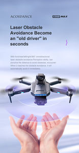 Drone <span class=keywords><strong>K918</strong></span> <span class=keywords><strong>MAX</strong></span> Brushless GPS 4K HD Double caméra avec évitement d'obstacles 1,2 km RC Quadricoptère Hélicoptère - Product Image 5