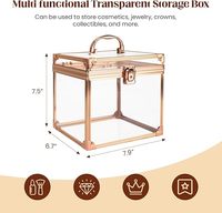Étui portable pour couronnes de concours de beauté, étui de transport pour couronnes, étuis de rangement pour concours de beauté et bijoux