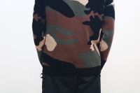 VSCOO Vente à Chaud Style Militaire Laine Manches Longues Col Ras Du Cou Tricoté Pulls Chandails Hommes