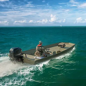 Moteur hors-bord <span class=keywords><strong>de</strong></span> bateau <span class=keywords><strong>Jon</strong></span> à coque en aluminium <span class=keywords><strong>de</strong></span> 14 pieds pour la pêche et le divertissement directement en usine à vendre - Product Image 1