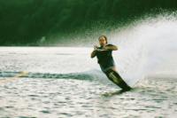Tali Ski Air Slalom PE Hollow Braided 100% Baru dengan Pegangan EVA untuk Surfing dan Wakeboard Towing