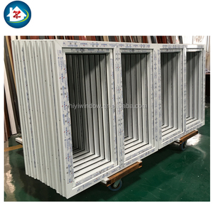 Ốc Xà Cừ Năng Lượng Tiết Kiệm PVC/UPVC Cửa Sổ Khuôn Cửa Sổ Cửa Sổ Với Pháp Grills - Product Image 2