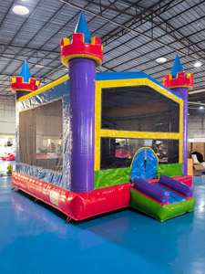 Château <span class=keywords><strong>gonflable</strong></span> avec toboggan aquatique extérieur, pour usage commercial - Product Image 2