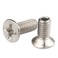 Din965 M2 M2.5 M3 M4 X 10mm M5 M6 M8 Contre-vis Coulée Métrique En Acier Inoxydable Croix Encastré Phillips Tête Plate Vis À Machine