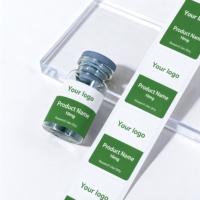 Autocollants personnalisés pour flacons en verre de peptides, étiquettes personnalisées pour bouteilles en verre