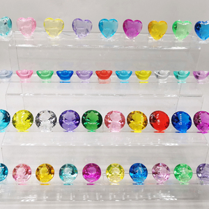 Simulación de muñeca de dibujos animados de cristal cuentas de juguete de cristal animales marinos delfín Tropical sirena cola Shell Set - Product Image 2