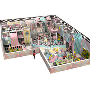 Peralatan taman hiburan dalam ruangan anak-anak, taman bermain dalam ruangan interaktif dengan trampolin - Product Image 2