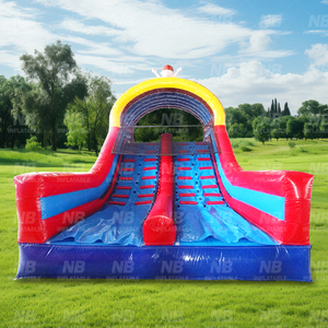บ้านลมเป่าลมสำหรับเด็กพร้อมสไลเดอร์น้ำและปราสาทกระโดดน้ำ - Product Image 4