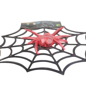 Halloween <b>Plastic</b> <b>Spider</b> Light Up Orange Indoor Outdoor Party Decoration Prop - Product Image 4