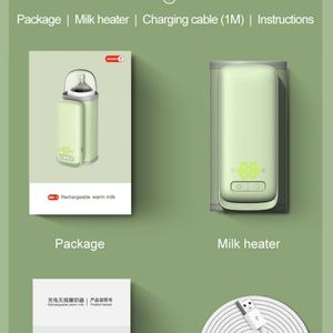 Calentador de Biberones Portátil Inalámbrico Recargable por USB con Batería de 6000 mAh, Calentamiento de 20 Minutos para Viajes, Campamentos y Alimentación con Leche - Product Image 3