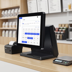 Caisse enregistreuse tactile de bureau 11,6/15/15,6 pouces avec imprimante et balance pour les magasins de détail, les restaurants et les points de vente - Product Image 1