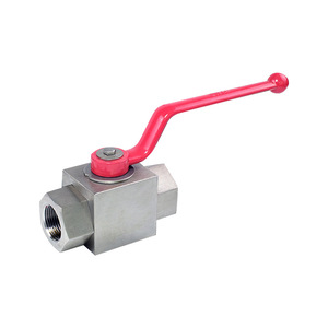 Vanne à bille en acier inoxydable 1 pouce filetée haute pression pour utilisation dans l'industrie pétrolière - Product Image 1