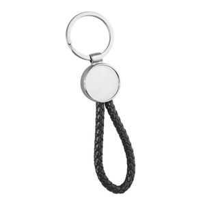 Llavero de Cuero Negro Hueco Sin Caja - Product Image 1
