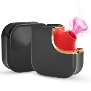 Вибратор-кубик Рубика для женщин, секс-игрушка для пар и лесбиянок, <span class=keywords><strong>7</strong></span> режимов вибрации, в форме рта, 100% водонепроницаемый, с USB-зарядкой и пультом ДУ - Product Image 4