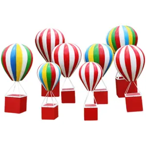 支持定制道具橱窗展示玻璃纤维气球批发定制热气球雕塑装饰