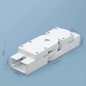 Vente chaude 90-270 degrés connecteur de voie de <span class=keywords><strong>rideau</strong></span> utilisation de régulation gratuite pour les pièces <span class=keywords><strong>Somfy</strong></span> motorisées électriques - Product Image 3