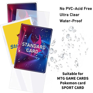 Protège-cartes standard transparents 66×91 pour cartes TCG Pokémon Yu-Gi-Oh, pochettes intérieures en plastique, protège-cartes de jeu de société MTG - Product Image 5
