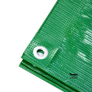 Bâche PVC à rayures vertes et blanches <span class=keywords><strong>pour</strong></span> la couverture d'auvent de café - Product Image 1