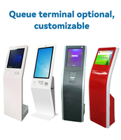 Quiosco de tickets automatizado con pantalla multitáctil de 19 pulgadas para gestión de colas