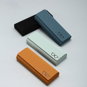 Étui à lunettes en cuir PU à rayures horizontales, personnalisé avec logo, de luxe, haut de gamme, nouvelle arrivée, pour hommes et femmes, portable, coque rigide - Product Image 5