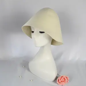 Cappelli Cloche in Feltro di Lana 100% Unisex, Base per Cappelli a Cono Monocolore, Base per Fascinator, Cappucci a Blocco - Product Image 6