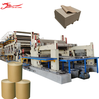 Mesin Pembuat Kertas Bergelombang 3800mm, Lini Produksi Kertas Kraft Daur Ulang dari Karton Bekas untuk Pabrik Kertas - Dijual Murah