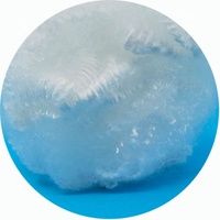 Fibre de polyester 1.4D 38mm, filature vierge, blanc brut, semi-mat, fibre de staple, matériau de rembourrage, siliconé, solide, ZZ