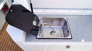 Kinocean Barca <span class=keywords><strong>da</strong></span> Pesca di Design Popolare, Lussuosa Barca <span class=keywords><strong>da</strong></span> Pesca in Alluminio con Console Centrale e Motore Fuoribordo per la Pesca d'Altura - Product Image 6