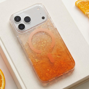 Coque de téléphone à texture holographique scintillante pour iPhone 17 Pro Max, coque rigide magnétique en PC et TPU pour iPhone 17 16 LM062 - Product Image 3