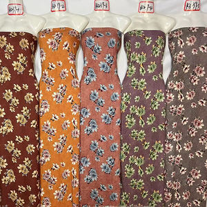 Ucuz fiyat rayon düz dokuma reaktif baskı 100% rayon challis baskılı kumaş rulo özel baskı kadınlar için etek/bayan elbise - Product Image 5