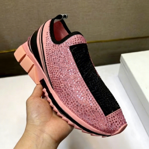 Zapatillas de Lujo de Alta Calidad OEM, Totalmente Decoradas con Piedras, Estilo Hip Hop, Casuales, Cómodas, de Diseñador, Transpirables, para Hombre - Product Image 5