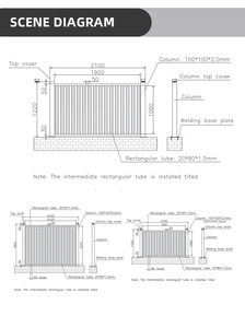 Nouveau modèle de porte unique en aluminium noir enduit de poudre porte de trottoir belle porte battante en aluminium FenceGate - Product Image 4