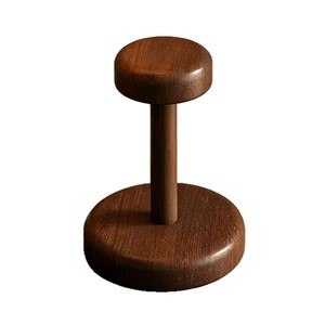 Soporte para tazas de madera, organizador de escritorio de madera maciza redondo para uso en el hogar y la oficina - Product Image 1