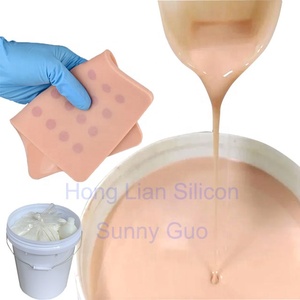 Coussinet de pratique d'injection médicale utiliser du caoutchouc de <span class=keywords><strong>silicone</strong></span> polymérisé au platine peau artificielle <span class=keywords><strong>silicone</strong></span> <span class=keywords><strong>liquide</strong></span> alimentaire sûr non toxique inodore - Product Image 2