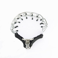 Collier d'entraînement réglable en acier de haute qualité pour chien Pitbull imprimé et collier de berger allemand