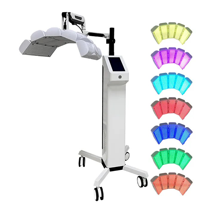 Factory Led Pdt Bio Lichttherapie Maske Akne-Behandlung 7 Farben Rotlicht therapie Gesichts pflege maschine für Gesicht und Körper