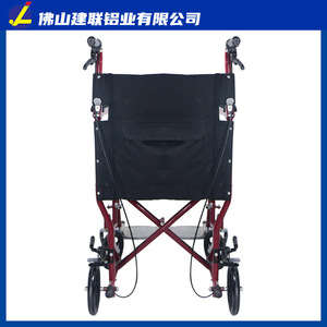 Fauteuil roulant manuel Jianlian en alliage d'aluminium pliable et léger pour les personnes âgées, idéal pour les voyages - Product Image 2