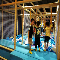 Trampoline carré avec lit élastique, parc d'attractions, aire de jeux intérieure, parc de trampolines pour enfants et adultes