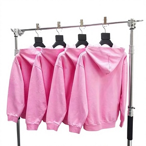 เสื้อฮู้ดสีขาวสำหรับผู้ชาย ทรงโอเวอร์ไซส์ ผ้าฝ้ายทอ 100% มีกระเป๋าเสื้อ สวมใส่สบายๆ สำหรับฤดูใบไม้ร่วง - Product Image 6