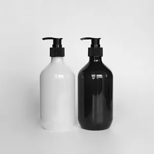 500ml Luxus Hautpflege Lotion Flasche Verpackung Kosmetik pumpe Shampoo Flasche und Conditioner Flaschen für Erben
