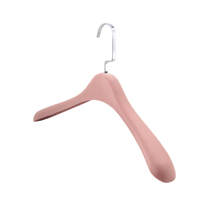 Organisateur de vêtements en velours de luxe avec design antidérapant robuste, composants en fer de style moderne pour manteaux