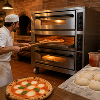 Four à air chaud industriel, four à circulation d'air chaud pour boulangerie commerciale, usine de pâtisserie, gâteaux, acier inoxydable, économie d'énergie, vente en gros