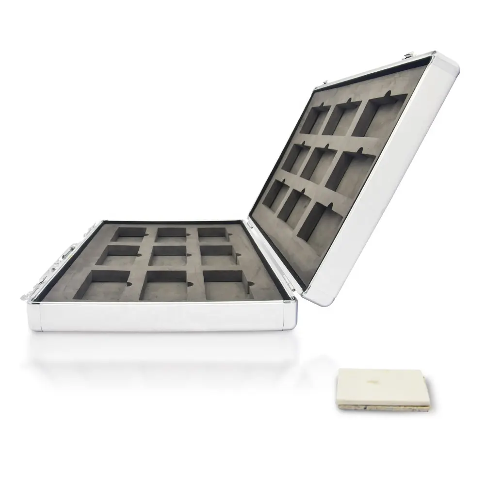 Hot Sale Travel Aluminium For Specimen Granite Ceramic Suitcase Quartz Display Tile Stone Sample Box