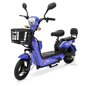 Wholesale Digital 14-Inch 350W 48V Electric Bike Scooter with Steel <b>Frame</b> 3-Speed Rear Hub Motor Good Quality City <b>Bicycle</b> - Product Image 2