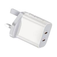 Pengisi daya USB 40W PD untuk iPhone Samsung, pengisi daya USB-C kecepatan tinggi dengan adaptor daya USB 40W untuk ponsel iPhone Samsung