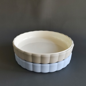 2025 phổ biến bé tấm gốm Bộ đồ ăn Bộ đồ ăn cấp thực phẩm Silicone tay áo trẻ em Bộ đồ ăn bằng gốm - Product Image 5